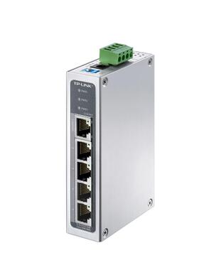 TL-SF1005工业级5口百兆工业交换机 铝合金紧凑外壳75℃宽温工作