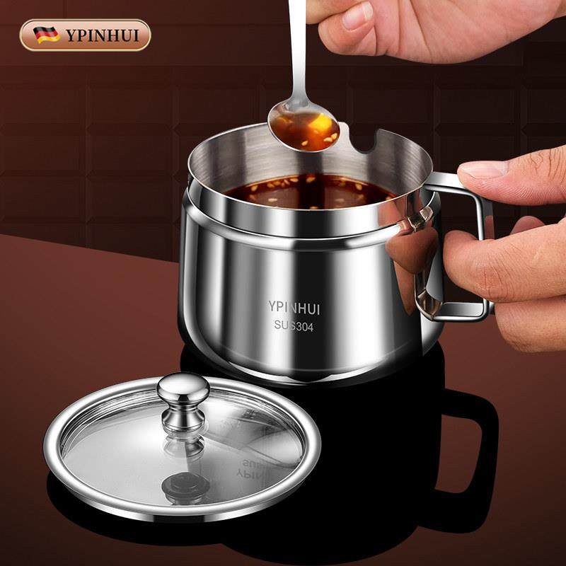 大容量辣椒油专用罐304不锈钢装油泼辣子罐耐高温厨房专用调味罐,厨房/烹饪用具,调味瓶罐/调料研磨器,淘宝优惠券,粉丝福利购,淘宝优惠卷