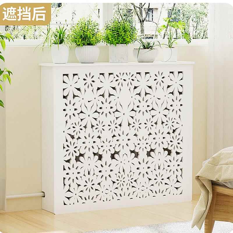 地暖分水器遮挡罩暖气管道遮挡装饰卫生间防水暖气阀门装饰遮挡箱