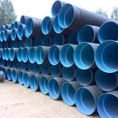 市政 雨水管双壁管hdpe下水道波纹管径加工700排水定制排污管大口