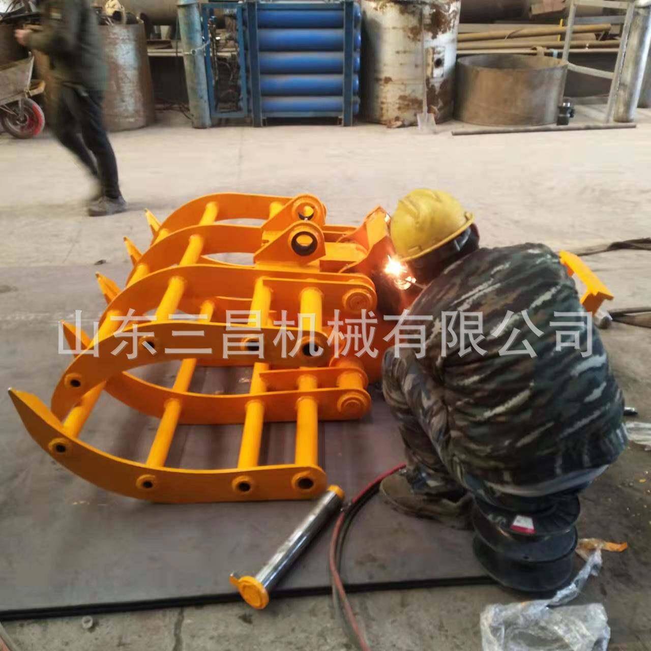 厂家销售挖机夹子小型挖掘机棉花抓新疆抓棉花神器