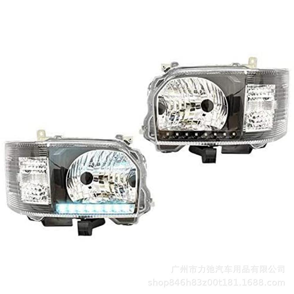 HIACE200适用于丰田海狮2014-2018款LED头灯原装款式黑色前 - 实物图