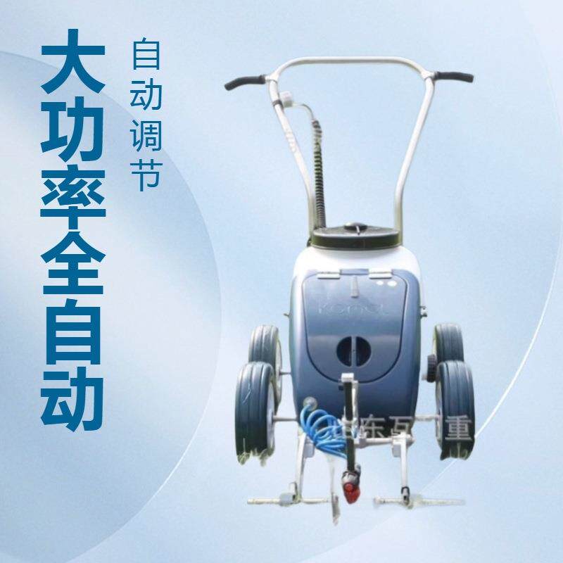 手推式草坪划线机小型运动草皮移植机汽油动力天然草皮画线设备