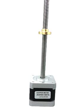 NEMA1742杆步进电机机丝身长4JK42HS400mm光电流1A滑台导轨激电视