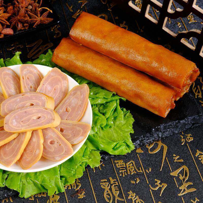 东北干豆腐肉卷即食薰卤豆皮五香干豆腐卷肉千子肉卷尖千张包肉肠