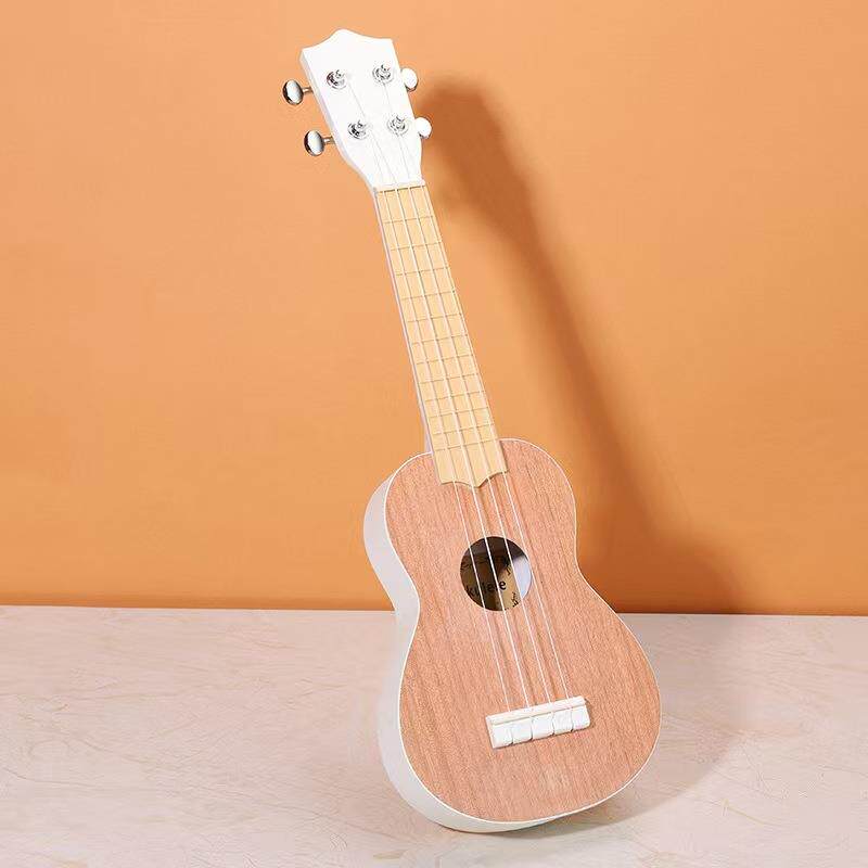 正品3寸尤克里入门e初学者ukul里le弹奏乐器2高颜值奶白桃花芯原