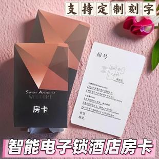 指纹密码锁感应卡IC卡磁卡非通用酒店宾馆智能电子锁公寓日租房卡