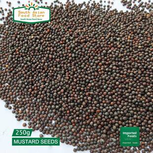 INDIAN SPICE 印度食品 香料 BLACK MUSTARD SEEDS 黑芥籽 250克