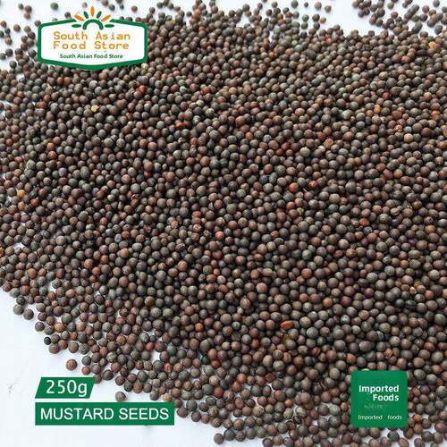 INDIAN SPICE 印度食品 香料 BLACK MUSTARD SEEDS 黑芥籽 250克