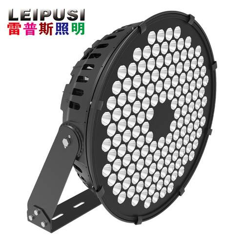 DMX512新款RGB投射灯500w600w圆形led体育场灯彩色高杆投光灯厂家