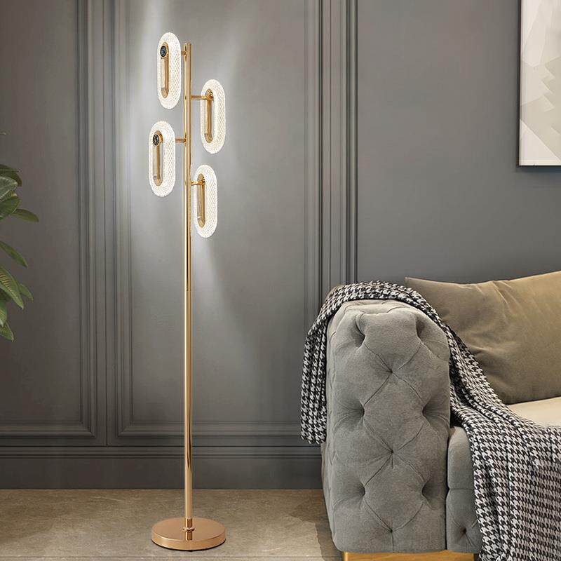 北欧轻奢落地灯客厅书房卧室床头灯具INS风设计师高级感立式台灯