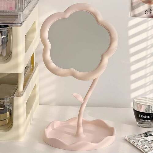 INS style sunflower makeup mirror for home use, suitable for
