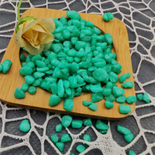 石子造景彩石七园艺彩石彩色五彩染色批发鹅卵石小石头鱼缸五鱼缸