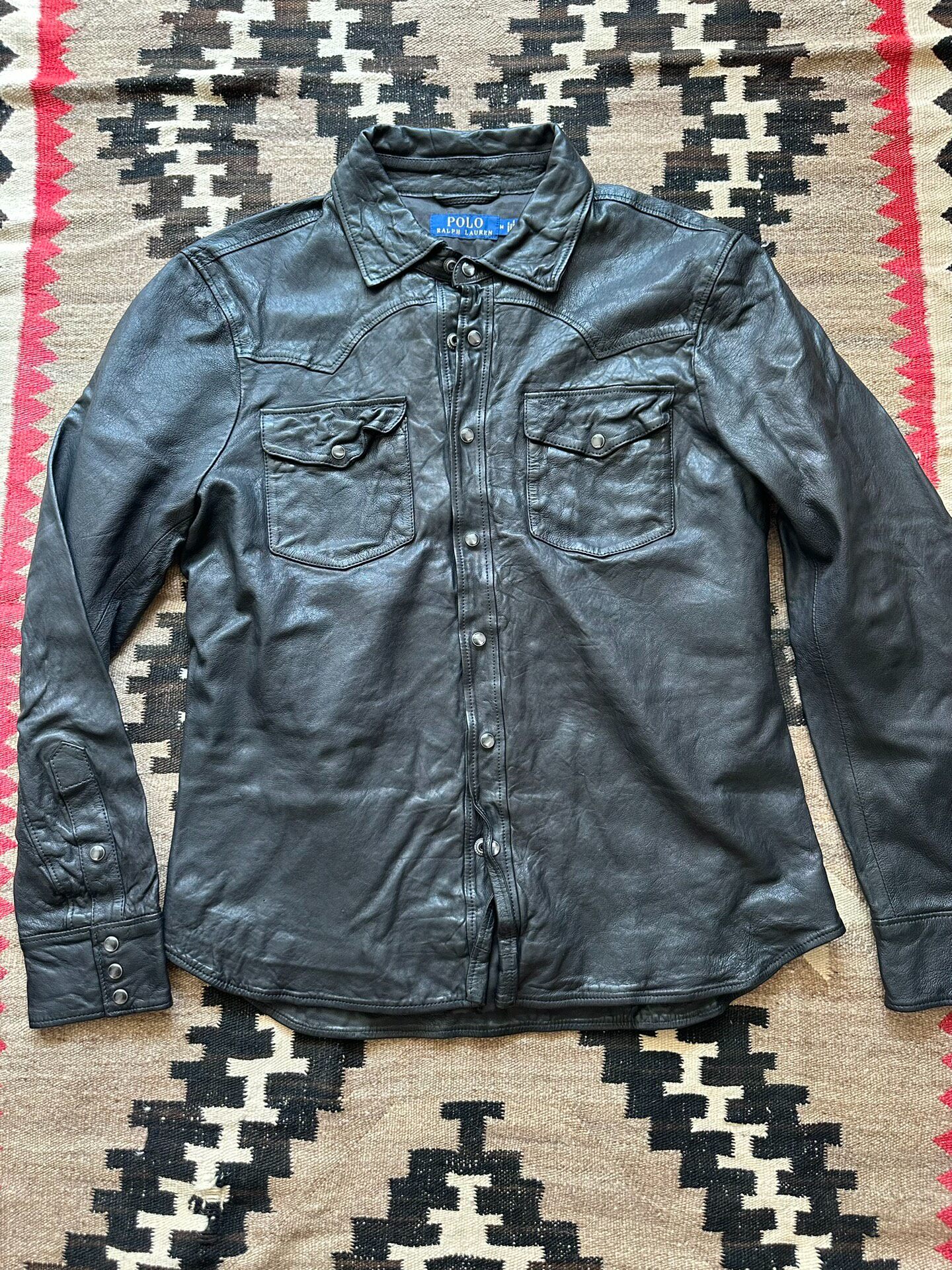 Polo Ralph Lauren Leather Shirt Jacket