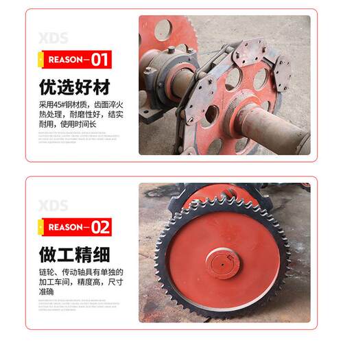NE50/260T/TD系列不锈链轮单双排煤矿刮板机l钢提链轮总成H升机链