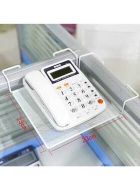 --办公室架置物电话桌面支架办公桌托架座机手提客厅床头-