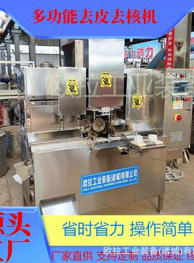 水果去生核设备 脆梨工削皮业核机 苹果柠去檬全自动欧拉去核加工