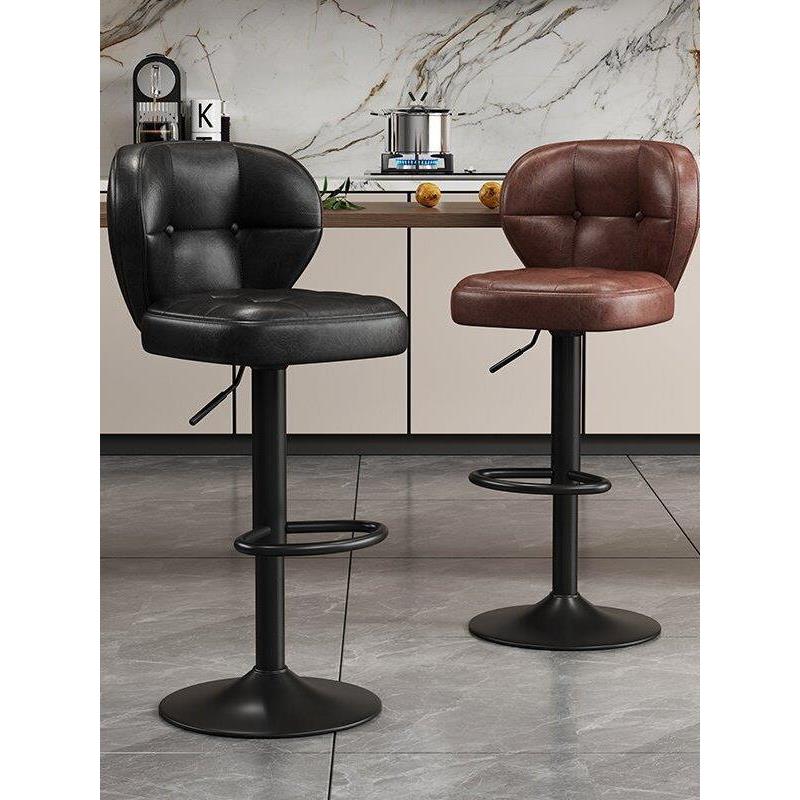 吧台椅子高脚凳升降椅子轻奢椅靠背椅前台收银吧凳高凳子配件
