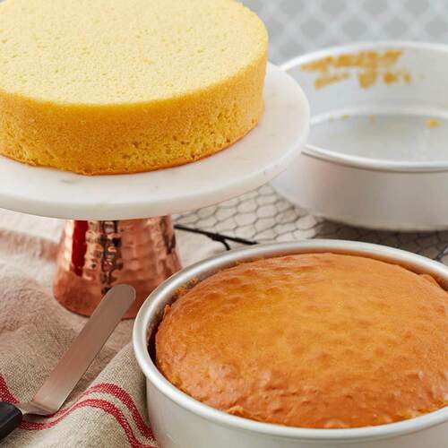 Small and Tall Aluminum 2 x 6-inch Layer Cake Pan Set