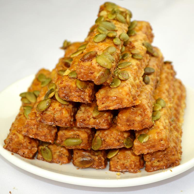 手工香脆南瓜酥条方形饼干500g儿童零食老式点心家庭办公休闲小吃