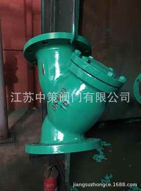 G41LJ-器10GL41J-16铸钢铸铁衬胶Y型法兰过滤DN506580100GL41J-10