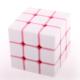 3阶 新年特别版 专业顺滑三阶魔方 方是小霜刃粉色底白色盖