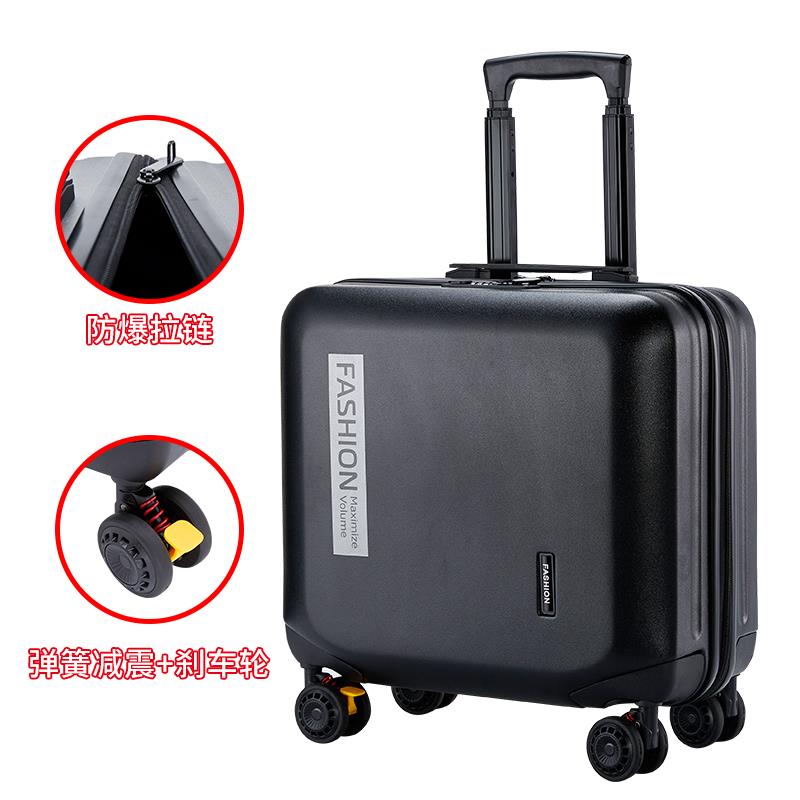 正品登威保18寸拉杆箱女万行向轮商男务旅箱铝框行李箱小型空姐机