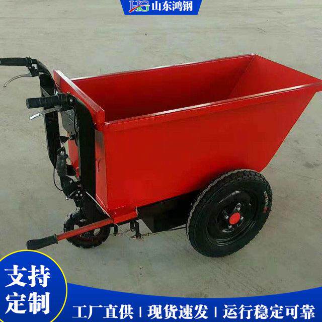 小型搬运工具车现货 电动手推工程翻斗车 矿用煤炭运输车厂家