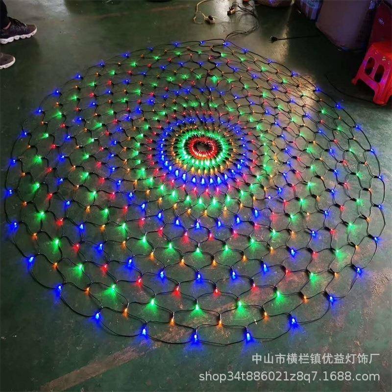 LED网灯满天星灯串户外防水店铺商场圣诞节日装饰布景园林亮化