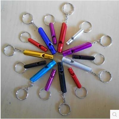 供应：铝合金口哨/救生口哨户外求生哨哨子链条礼品赠品