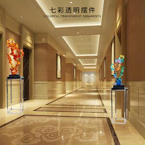 欧式仿琉璃太湖石树脂抽象雕塑摆件家居样板房时尚装饰品艺术工艺