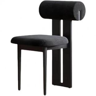 中古风餐桌椅子法式 H7897古实凳木餐椅寂风家诧用设计师复高颜值