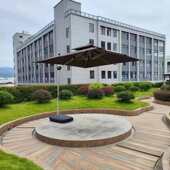 沙滩遮阳伞罗马太阳伞防晒隔热游泳池花园露台商用游乐场咖啡厅