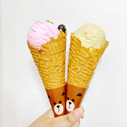 广州工厂直发个性化定制Gelato意式冰激凌蛋筒机双面均匀受热