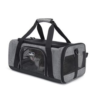 猫袋飞机手提袋入境客舱宠物袋狗背包宠物郊游猫笼背包航空软袋AI