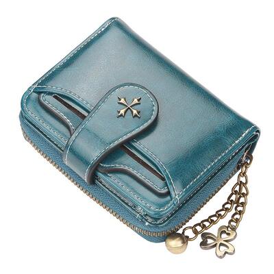 Women Wallets and Purses PU Leather Money Bag Female Short H