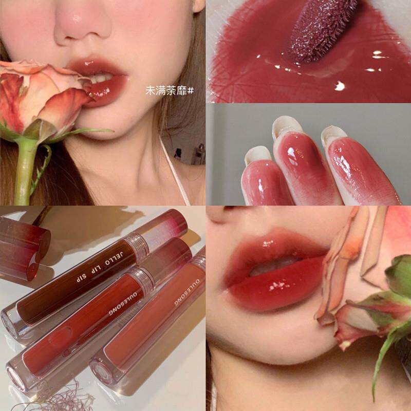推荐纯欲天花板唇釉镜面水光玻璃唇蜜持久不掉色显白女口红