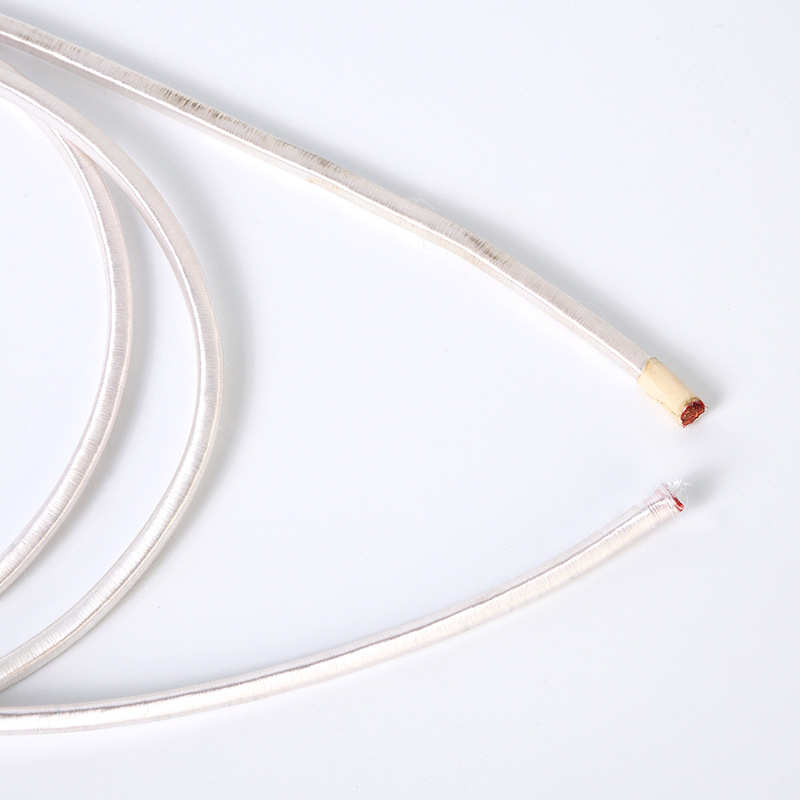 6AWG2800/0.08红色漆包线双层尼龙丝包压方形Litz多股漆包线扁线