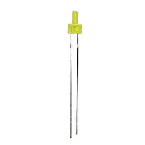 2mm 黄发黄高平头长脚 F3黄发黄 高平头 led平头发光二极管