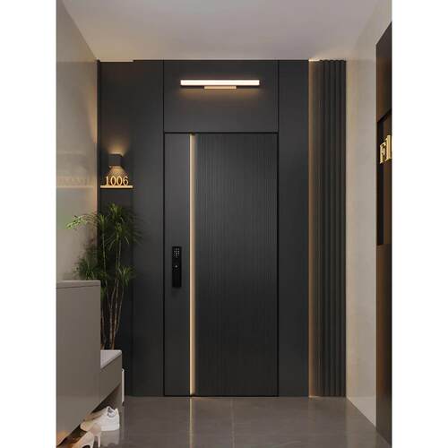 一门一景入户门防盗门子母门2025新款进户门别墅大门简约家用铸铝