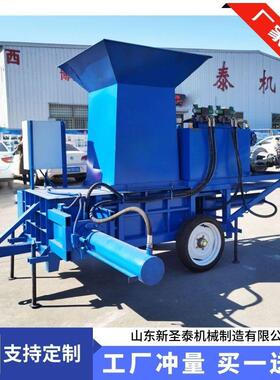 全FCC新青贮压包机套袋液压打包机式套袋打青包机储饲料方卧包打