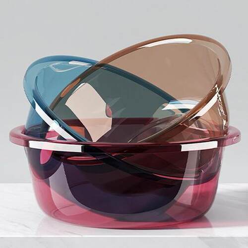 Thick and durable plastic basin, large size for home use, su