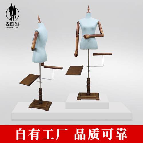 韩版女半身西装模特展示架礼服婚纱拍照展示人台服装店模特架假人