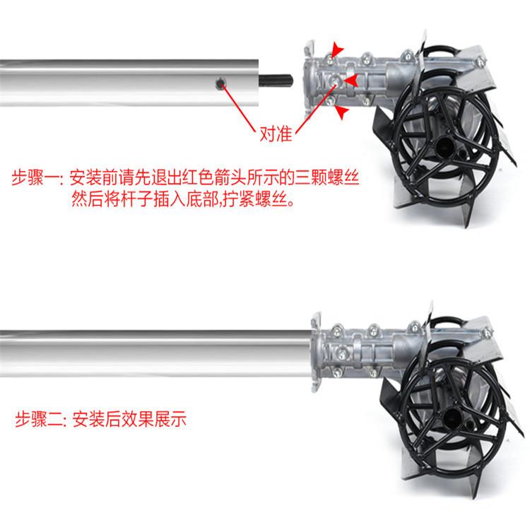 佐崎牌背负微锄草砍草松土耕机QJD松农用工具多功能土微耕机