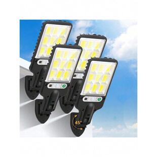 海外仓2025新款外贸 Solar Lamps 太阳能路灯防水带遥控