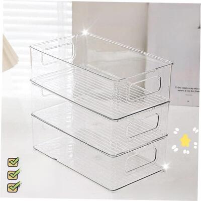 Drawer Organizer Storage Box Plastic Sundries Container 收纳