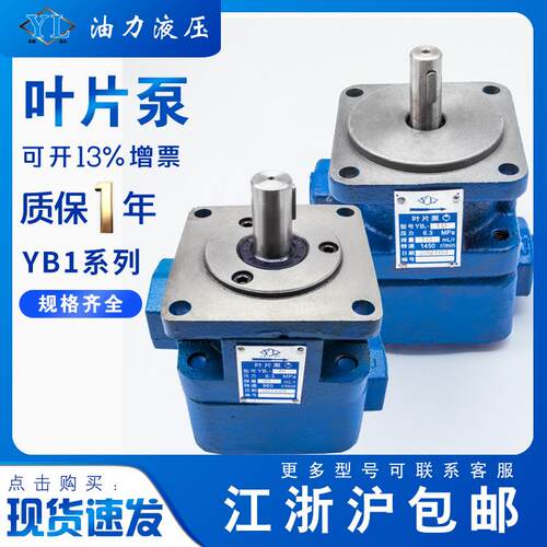 叶片泵YB1-2.5/4/6/10/12/16/20/25/32/40/50/63/80/10双联双联泵