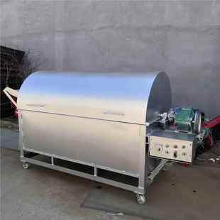 五谷干杂炒熟机 500斤工市业粮物料烘 小265型移动集摆摊炒瓜子机