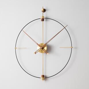 挂钟客厅钟表轻奢时钟创意艺术简约高级新款意式装饰极简餐厅大气