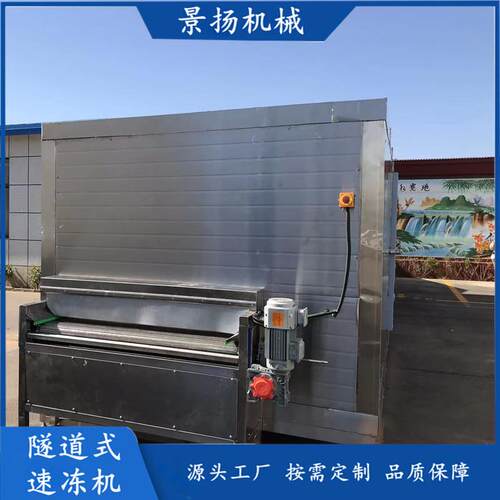 大型商用速冻机鸡排鸡柳单冻机包子水饺速冻流水丝